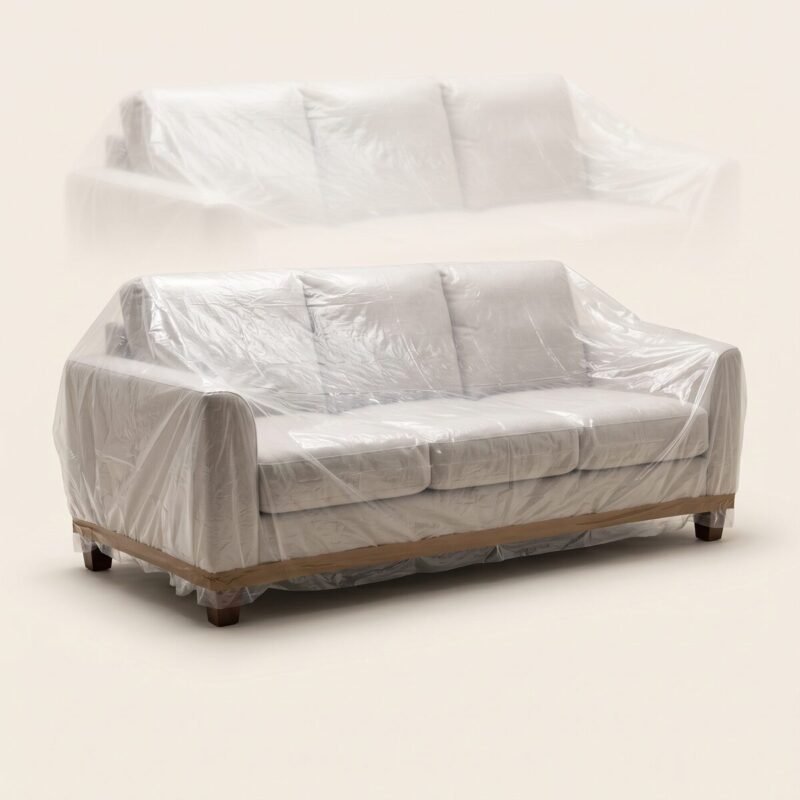 Sofahülle PE 3-Sitzer – 300 × 140 cm (100 my)